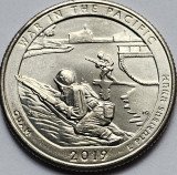 25 cents / quarter 2019, Guam, War in the Pacific, unc, litera P, America de Nord