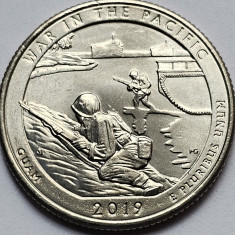 25 cents / quarter 2019, Guam, War in the Pacific, unc, litera P