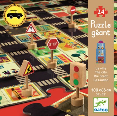 Puzzle gigant Djeco Orasul foto