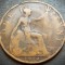 Moneda istorica 1 (One) PENNY - ANGLIA, anul 1918 * cod 3418 A