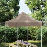 vidaXL Acoperiș pentru cort de petrecere, gri taupe, 2 x 2 m, 270 g/m&sup2; 315343