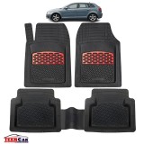 Audi A3 Covorase Auto TeamCar&reg; Tavita Compatibile Hatchback 5 uși (2003&ndash;2013) Red, Cauciuc