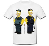Cumpara ieftin Tricou &quot; Homer in police dress &quot;