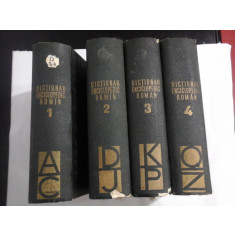 DICTIONAR ENCICLOPEDIC ROMAN (ROMIN) 4 Volume - 1962