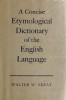A concise etymological dictionary of the english language/ Walter W. Skeat