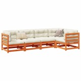 Gossi set mobilier de gradina cu perne, 5 piese, lemn masiv de pin