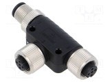 Adaptator M12 DEGSON ELECTRONICS FT-M12B-05F-M12B-05M-K5-0200