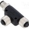 Adaptator M12 DEGSON ELECTRONICS FT-M12B-05F-M12B-05M-K5-0200