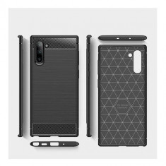 Husa Telefon Silicon Samsung Galaxy Note 10 n970 Black Carbon