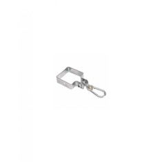 Colier cu carlig - Patrat - 90mm - 3mm KBT