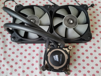 Cooler CPU Corsair Hydro Series H105 socket 1200, 1151 v2, 1151. foto