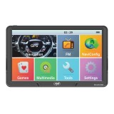 Cumpara ieftin Aproape nou: Sistem de navigatie GPS PNI L910 PRO cu parasolar, 9 inch, 800 MHz, 51
