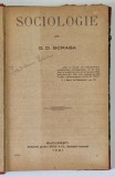 SOCIOLOGIE de G.D. SCRABA , 1921