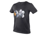 Tricou albastru &icirc;nchis L din bumbac - 180g/m2