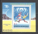 Romania.1978 C.M. de fotbal ARGENTIN-Bl. XR.793