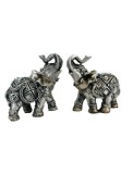 Statueta Elefanti Rasina Feng Shui, 8.3cm - Decoratiune Casa, Obiect Decorativ