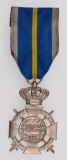 Crucea &bdquo;Serviciul Credincios&rdquo; model 1938, clasa a II-a, panglica originala