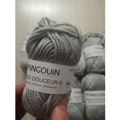 Fire Pentru Croșetat Douceur 6 100% Microfibră Acrilică Culoare Perla