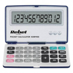 Calculator de birou Rebel CALCULATOR DE BUZUNAR 12 DIGITI PC-50 foto