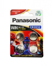 Baterie Panasonic CR2032 3V litiu CR-2032EL/4BP set 4 buc. foto