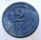 1.443 UNGARIA WWII 2 FILLER 1944 BP, Europa, Zinc