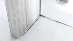 Profil de panta cadita de dus 140cm Brush Gold