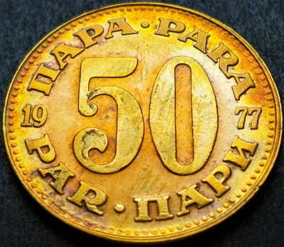 Moneda 50 PARA - RSF YUGOSLAVIA, anul 1977 * cod 2072 A foto