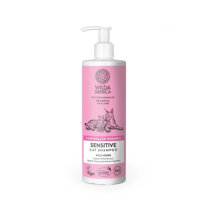 Wilda Siberica, Sampon Sensitive pentru pisici, 400 ml