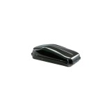 Cutie portbagaj auto Aleo EasyLine 420L negru metal, montaj pe bare