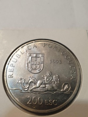 F2 Portugalia 200 escudos 1998 Mozambique UNC foto