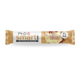 Baton proteic cu ciocolata alba Smart Bar White Choc Blondie, 64g, PhD