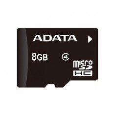 MICRO SD CARD 8GB CLS 4 FARA ADAPTOR ADATA foto