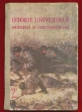 ISTORIE UNIVERSALA MODERNA SI CONTEMPORANA manual pentru anul 2 sectia reala - 1976, Clasa 10, Editura Didactica Si Pedagogica