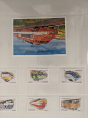 ghana Timbre trenuri, locomotive, cai ferate, nestampilate MNH foto
