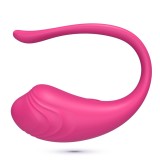 Ou Vibrator Tamago, Remote Control, 9 Moduri Vibratii, Silicon, USB, Roz