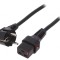 Cablu Alimentare CEE 7/7 Ștecăr &icirc;n Unghi la IEC C19 2m 10A PVC