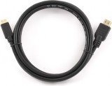 CABLU video GEMBIRD, adaptor HDMI (T) la Mini-HDMI (Type C)(T), 1.8m, rezolutie maxima 4K DCI (4096 x 2160) la 60 Hz, negru, &quot;CC-HDMI4C-6&quot; (timbru ver