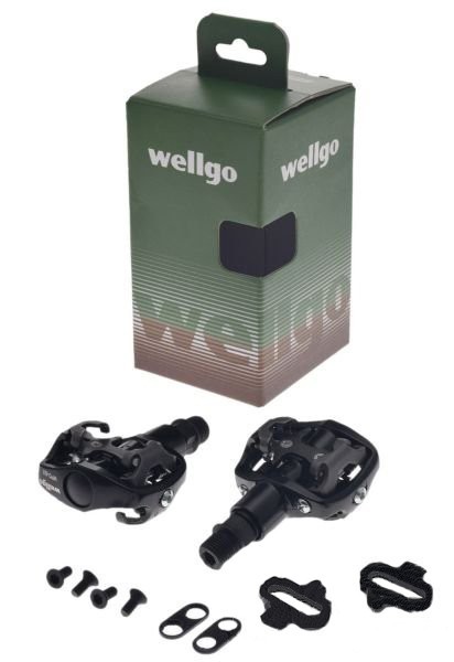 Set 2 pedale din aluminiu pentru cursiera, filet 9/16 Cod:AWR0078