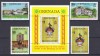 DB1 Aniversare Universitate 1974 Grenada 4 v. + SS MNH, Nestampilat