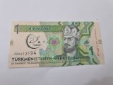 BANCNOTA TURKMENISTAN 1 M 2017