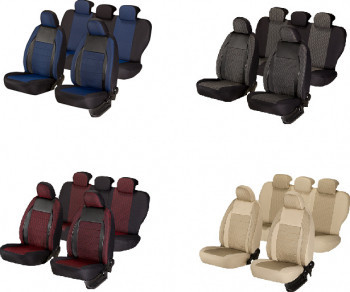Set Huse scaune auto OPEL Corsa 2015 - 2020 Gama Elegance Piele+Textil foto