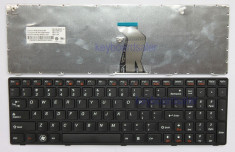 Tastatura Laptop Lenovo IdeaPad G575 Neagra US foto