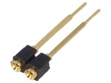 Şir Pini Mamă 2.54mm THT 1x2 Aurit
