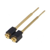 Şir Pini Mamă 2.54mm THT 1x2 Aurit