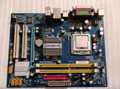 Placa de baza Gigabyte 945GCM-S2L, socket 775 DDR2 PCI-e + procesor - poze reale foto