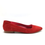 Cumpara ieftin Balerini Piele Intoarsa Red Cora, 38