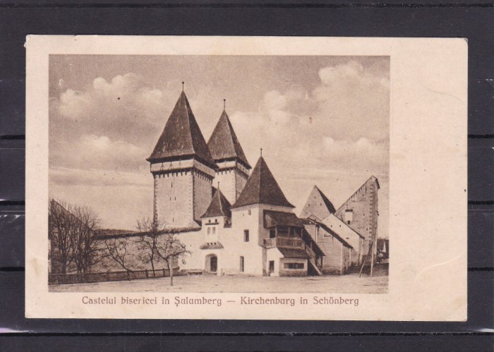 SIBIU SALAMBERG CASTELUL BISERICEI IN SALAMBERG CIRCULATA 1938