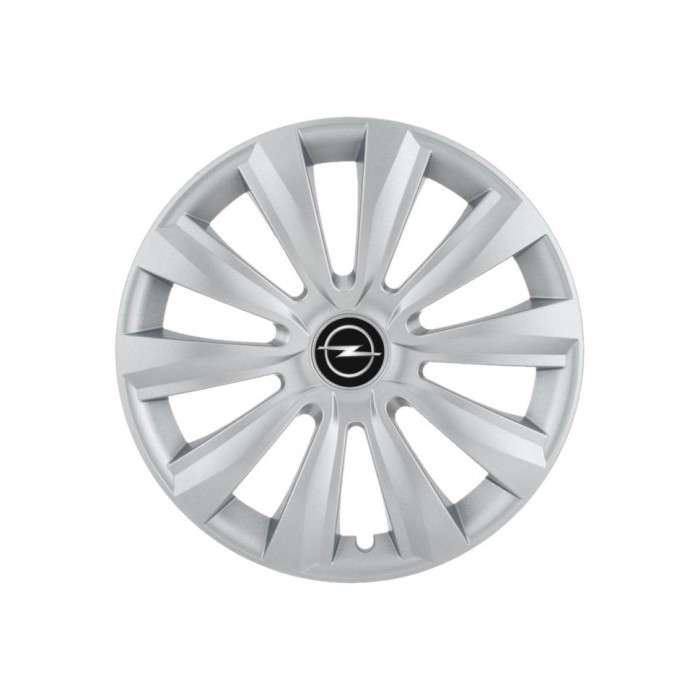 Set 4 capace roti 15 inchi (R15) Delta Gri, Compatibile Cu Opel