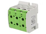 Terminal &Icirc;mbinare Șine 95mm2 1 Pista 6 Borne Verde