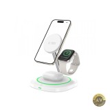 Incarcator Retea Wireless Tech-Protect QI15W-A46 3in1 15W 1.67A Alb